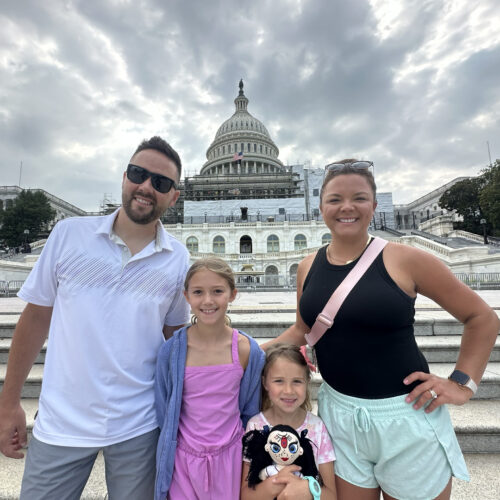 Family enjoys Washington DC tour